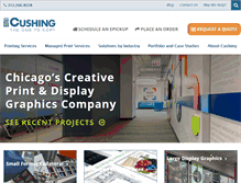 Tablet Screenshot of cushingco.com